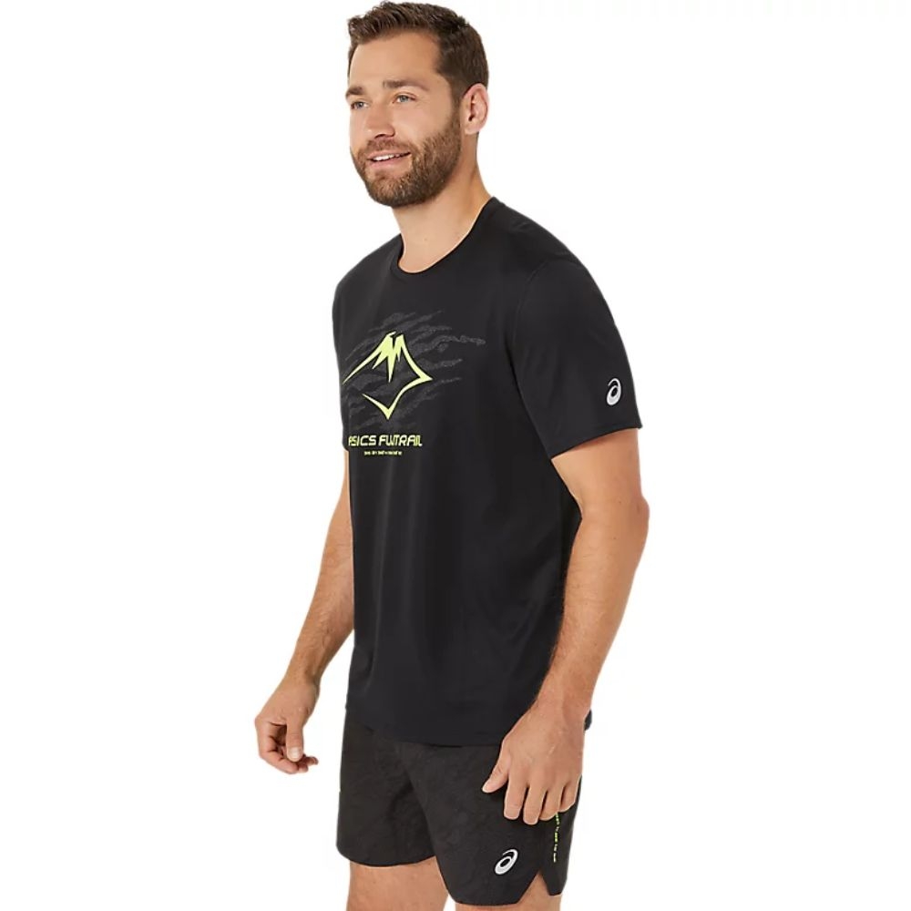 Áo T-shirt chạy Trail ASICS FUJITRAIL LOGO SS Nam - 2011C981.002