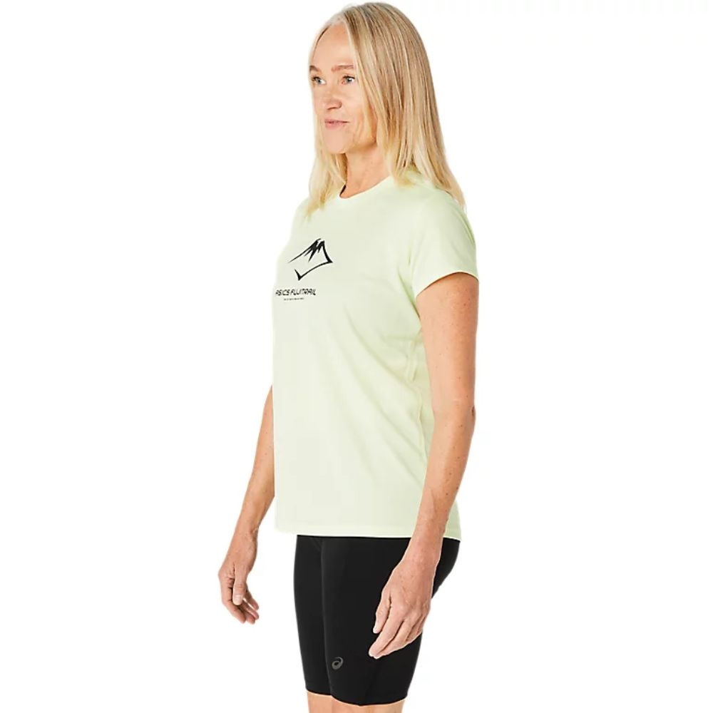 Áo T-shirt chạy Trail ASICS FUJITRAIL LOGO SS Nữ - 2012C971.300