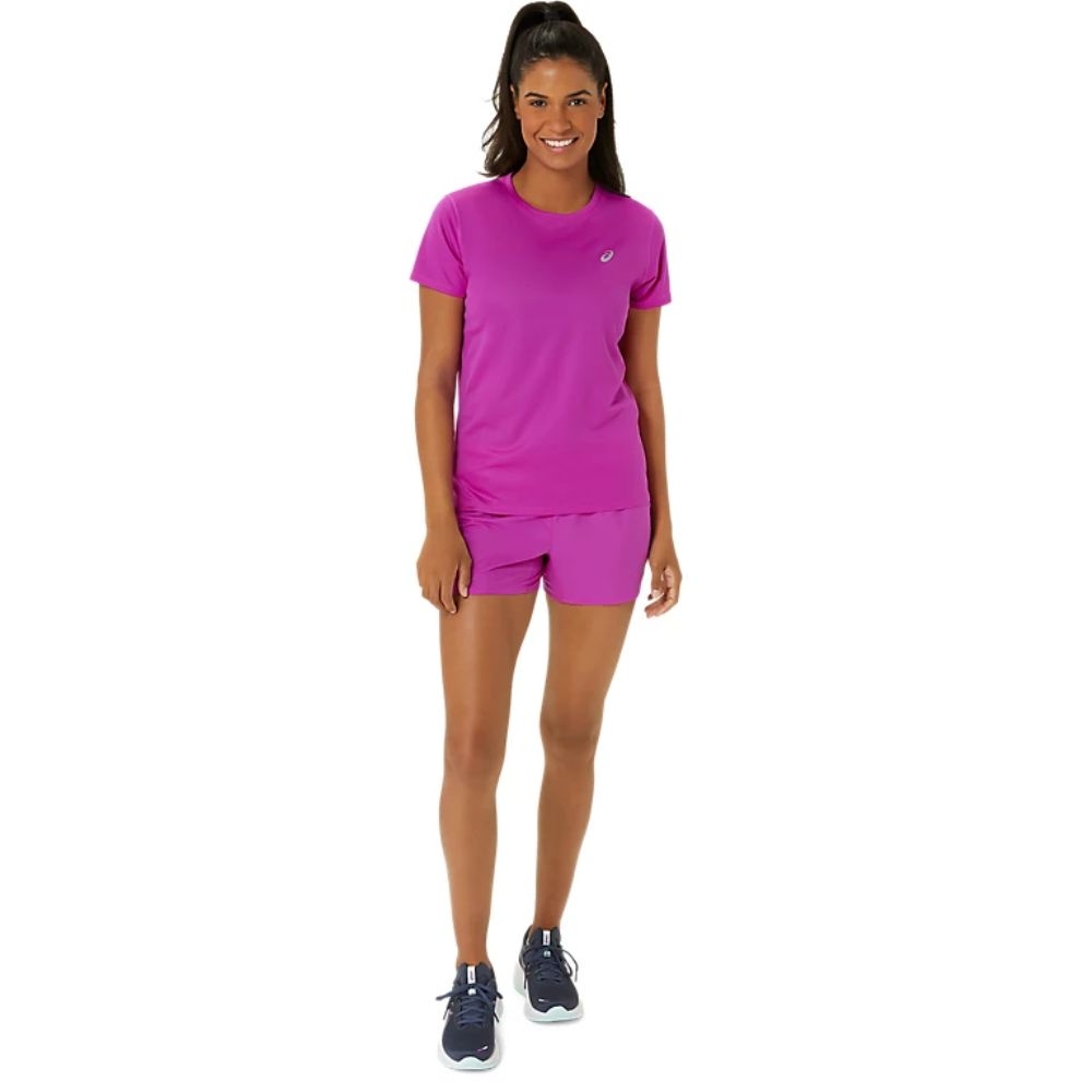 Áo T-shirt chạy bộ ASICS SILVER SS Nữ - 2012C360.503