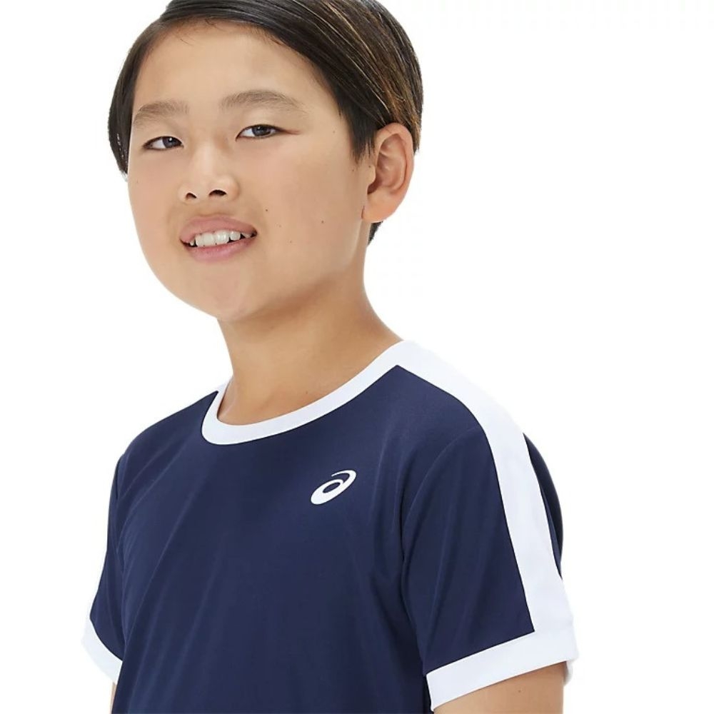 Áo T-shirt tennis/pickleball trẻ em ASICS BOYS TENNIS SS Bé trai - 2044A044.403