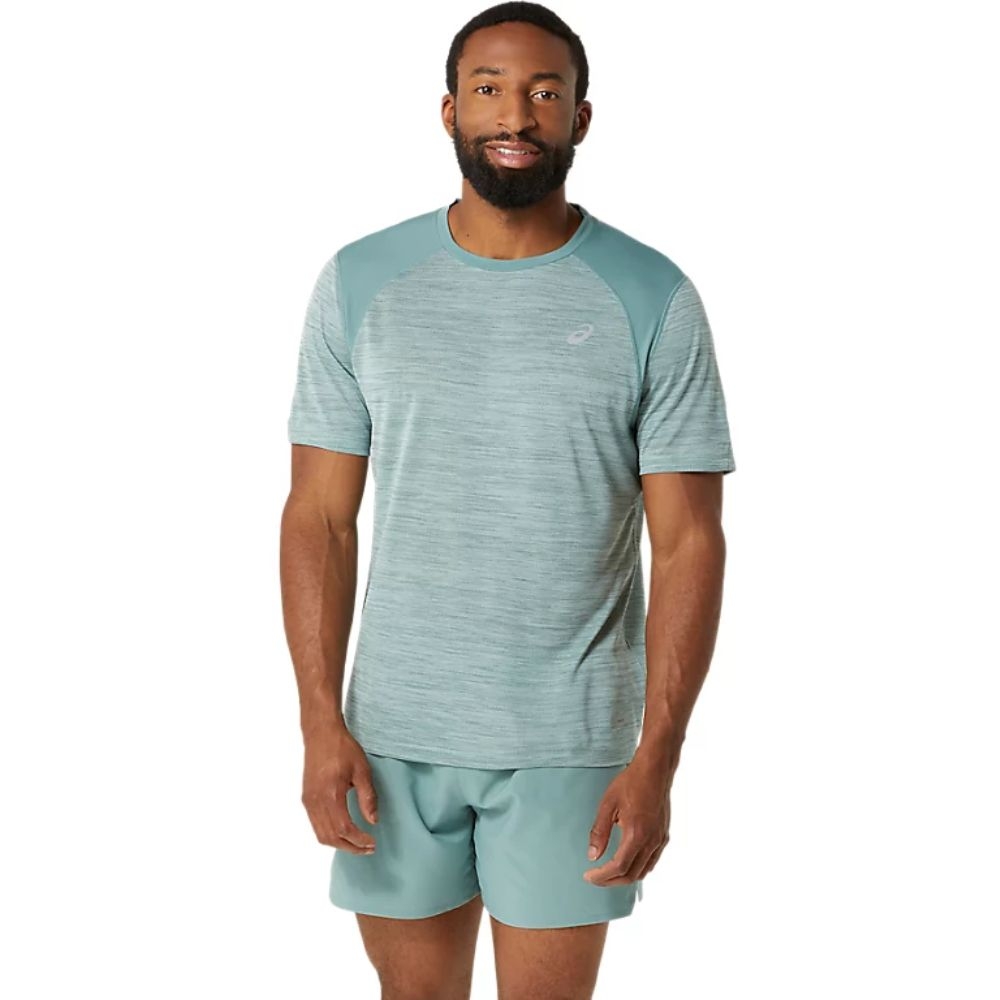 Áo T-shirt chạy bộ ASICS ROAD SS Nam - 2011D062.300