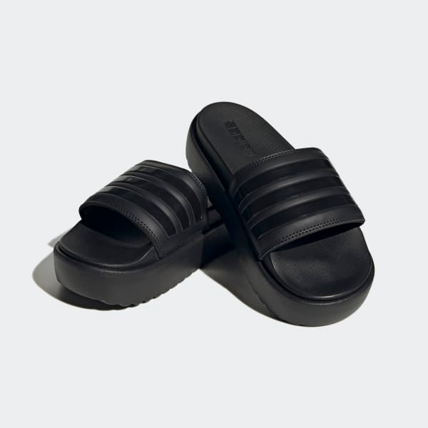 Dép Nữ quai ngang adidas Adilette platform HQ6179