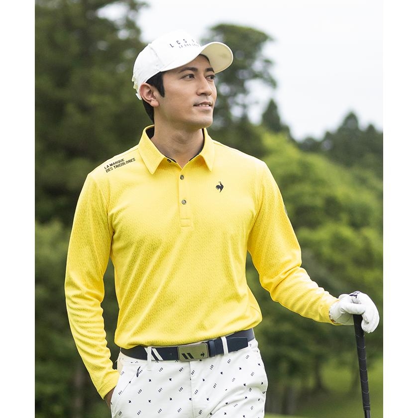 Áo Polo dài tay le coq golf Nam - QGMWJB05V-YL00