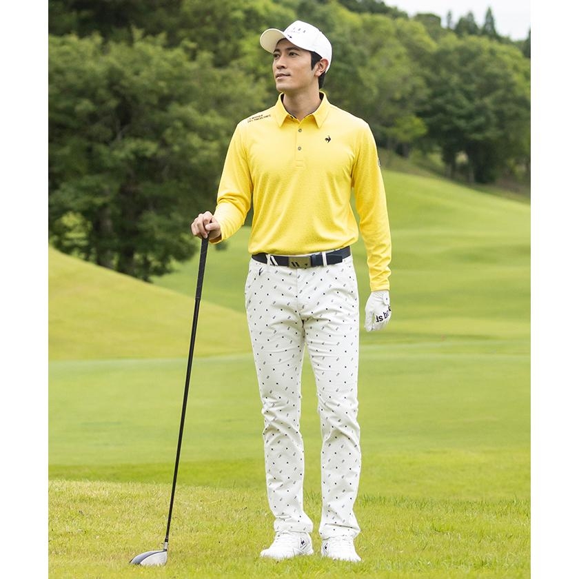 Áo Polo dài tay le coq golf Nam - QGMWJB05V-YL00