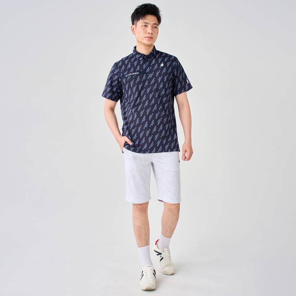 Quần short le coq sportif golf Nam QGMXJD50V-WH00