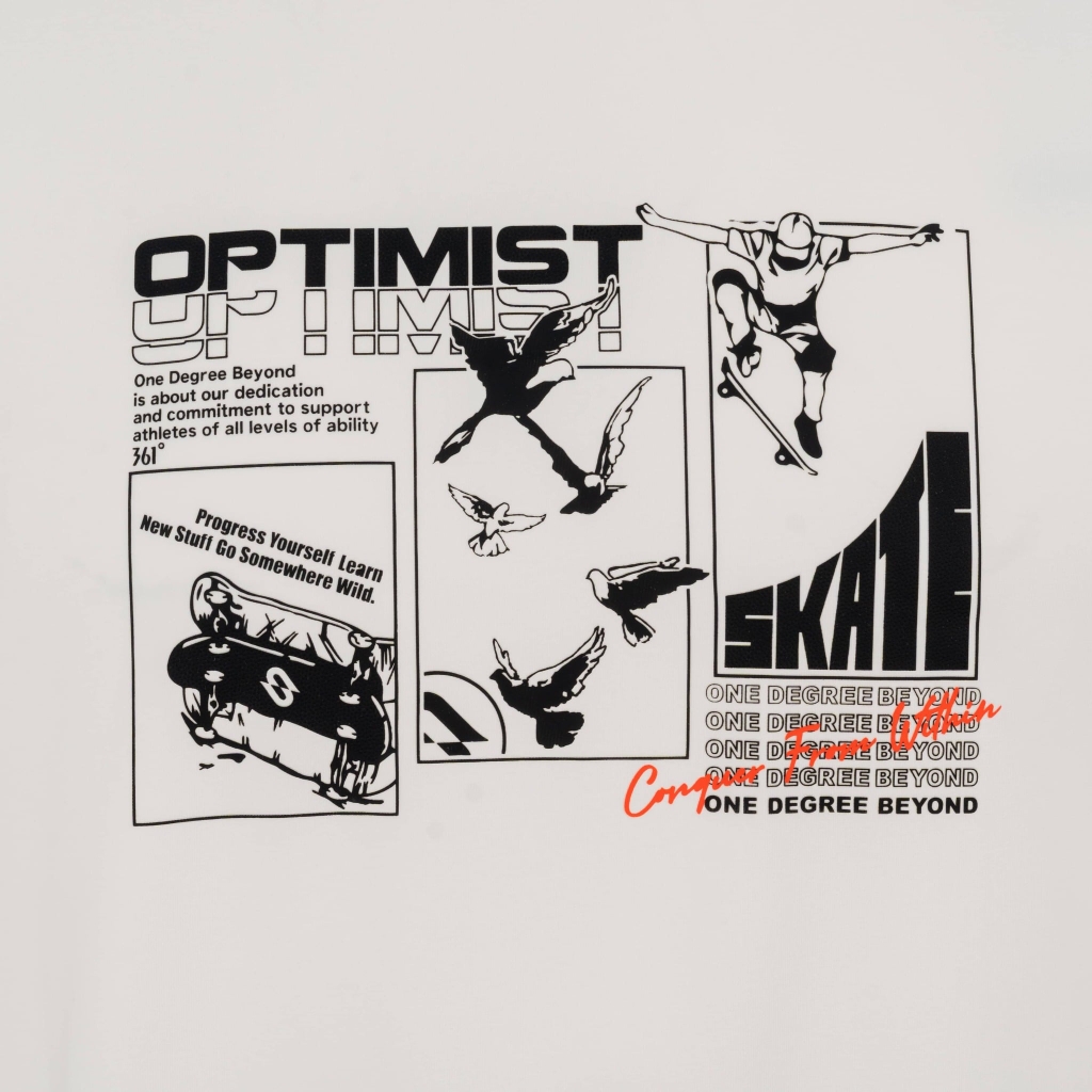 Áo T-shirt 361º Nam W552619104-1C