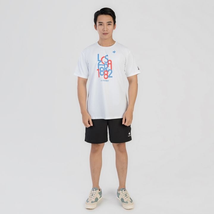 Áo T-shirt le coq sportif Nam - QTMXJA05V-WH