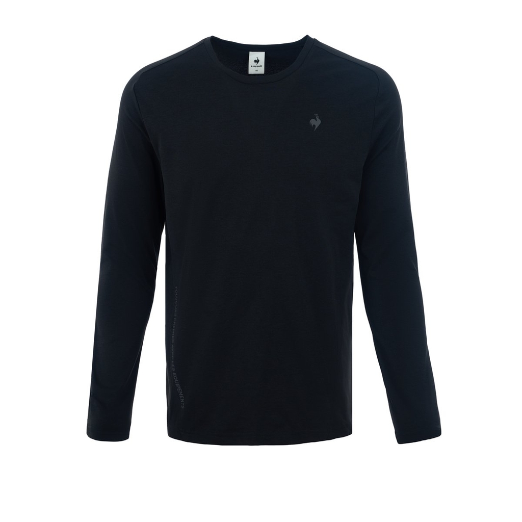 Áo dài tay không cổ le coq sportif Nam QQ313ERL71-BLK0
