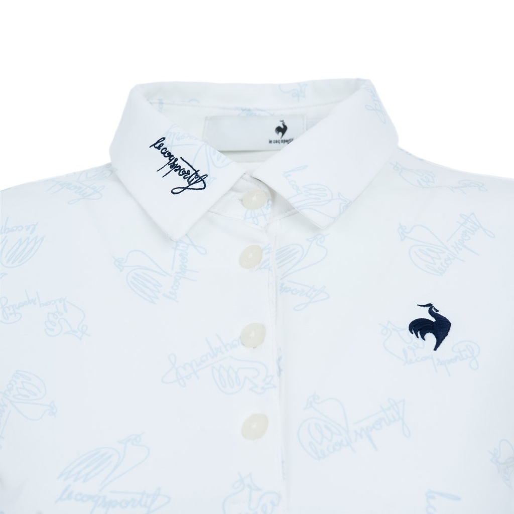 Áo Polo le coq golf Nữ LG5FHS03LV-WH00