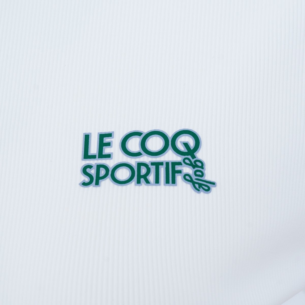 Áo dài tay có cổ le coq golf Nữ GQ322LTL81-WHTE