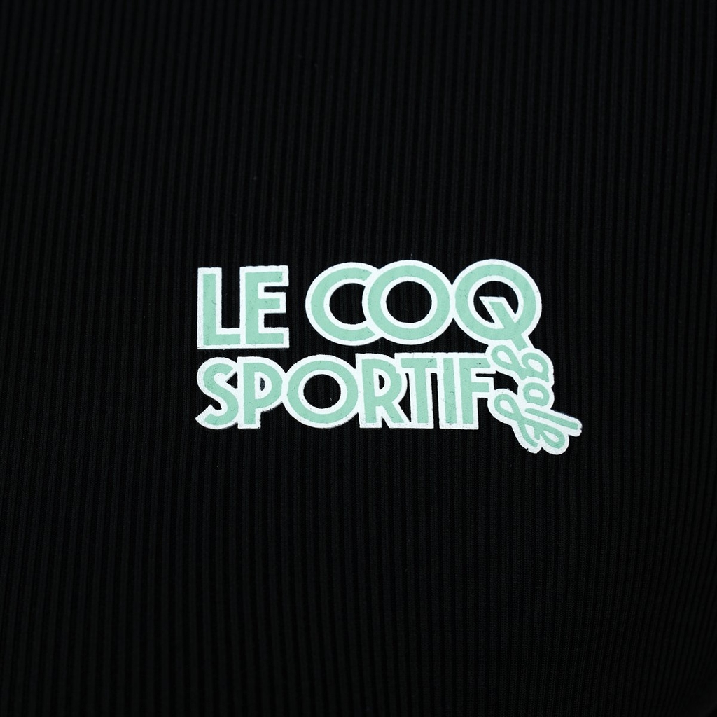 Áo dài tay có cổ le coq golf Nữ GQ322LTL81-BLCK