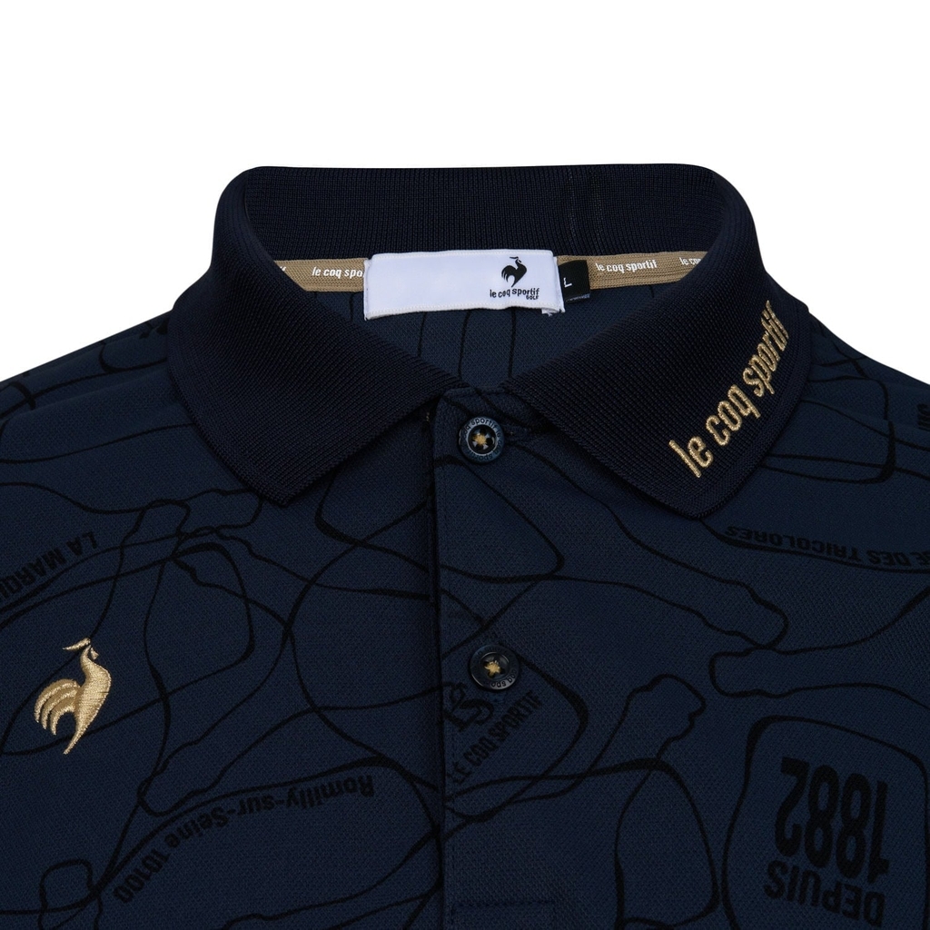 Áo Polo le coq golf Nam LG6FHS01MV-NV00