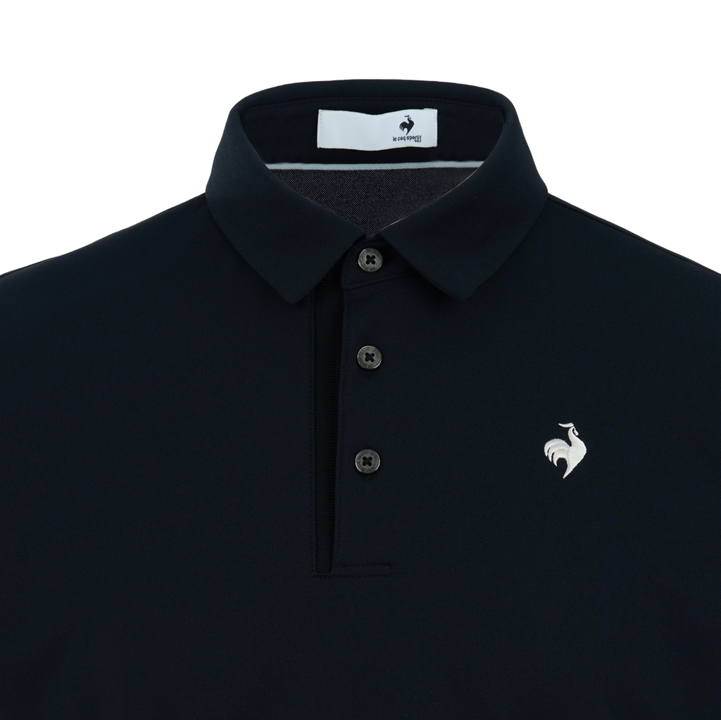 Áo Polo le coq golf Nam LG6SHSV2M-BK00