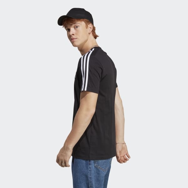 Áo T-shirt thể thao adidas 3 sọc Single Jersey Essentials Nam - IC9334