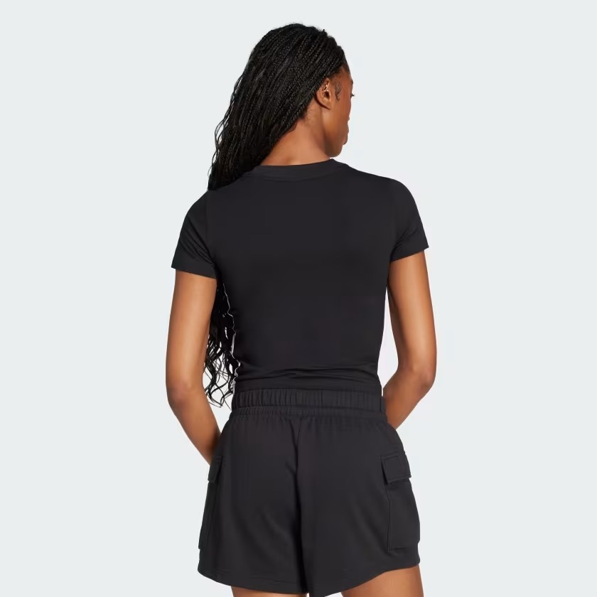 Áo Baby Tee adidas Essentials Slim 3 sọc Nữ - JC8325