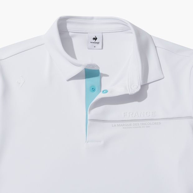 Áo Polo le coq sportif golf Nam - GO121MTL11-WHTE