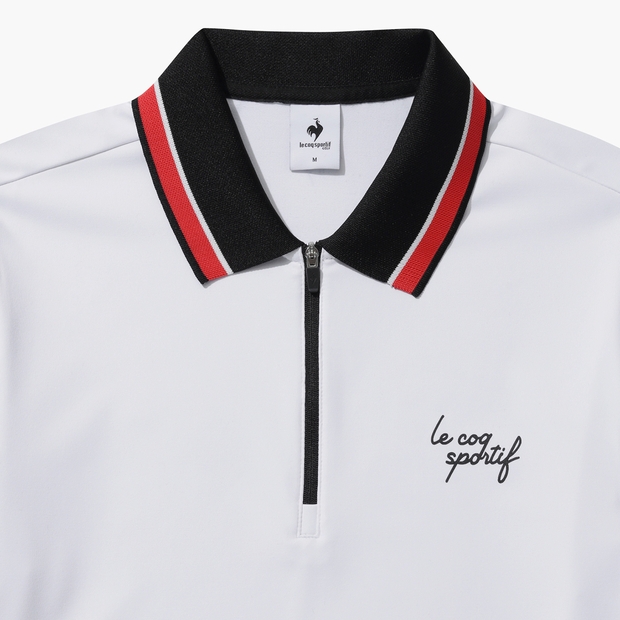 Áo polo le coq sportif golf nam - GO121MTL23-WHTE