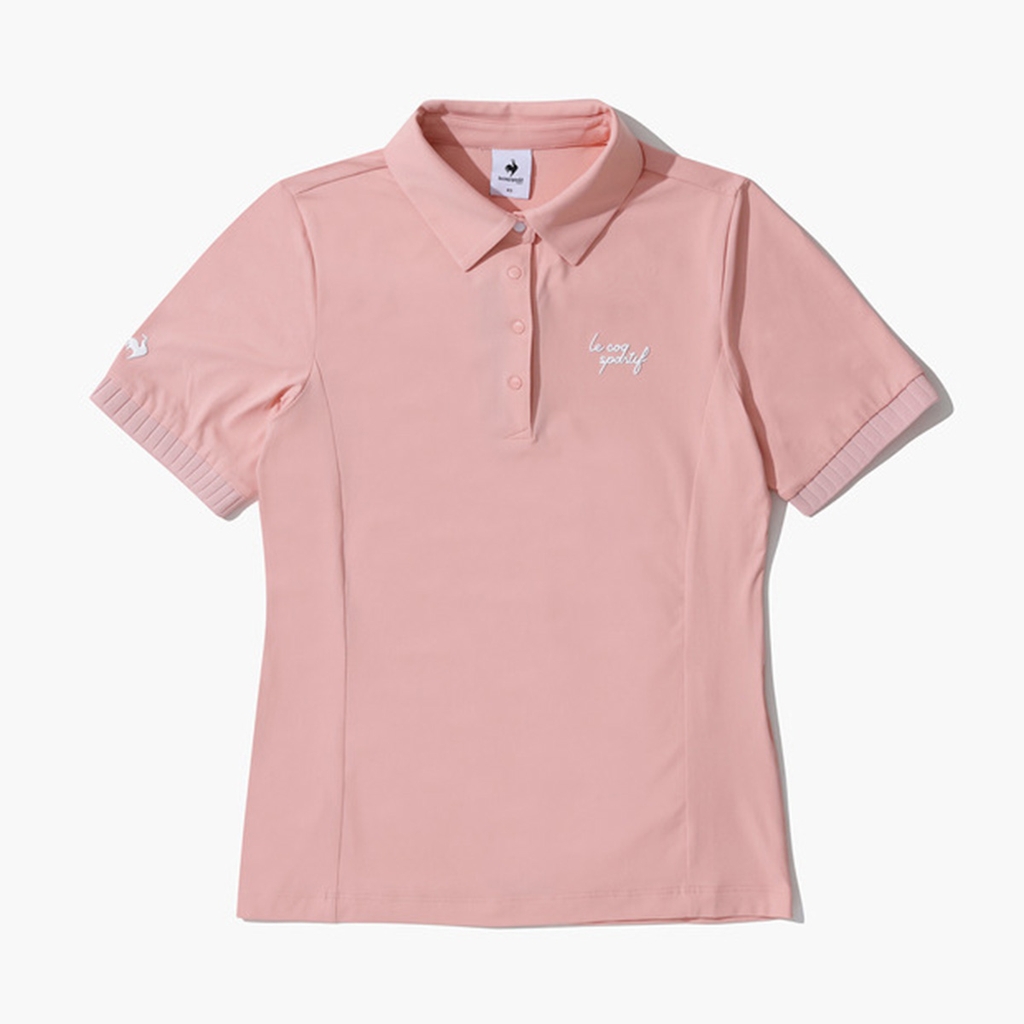 Áo Polo Le Coq Golf nữ - GO222LTS45-PINK