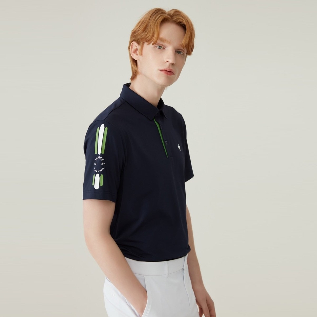Áo Polo le loq golf Nam - GP221MTS53-NAVY