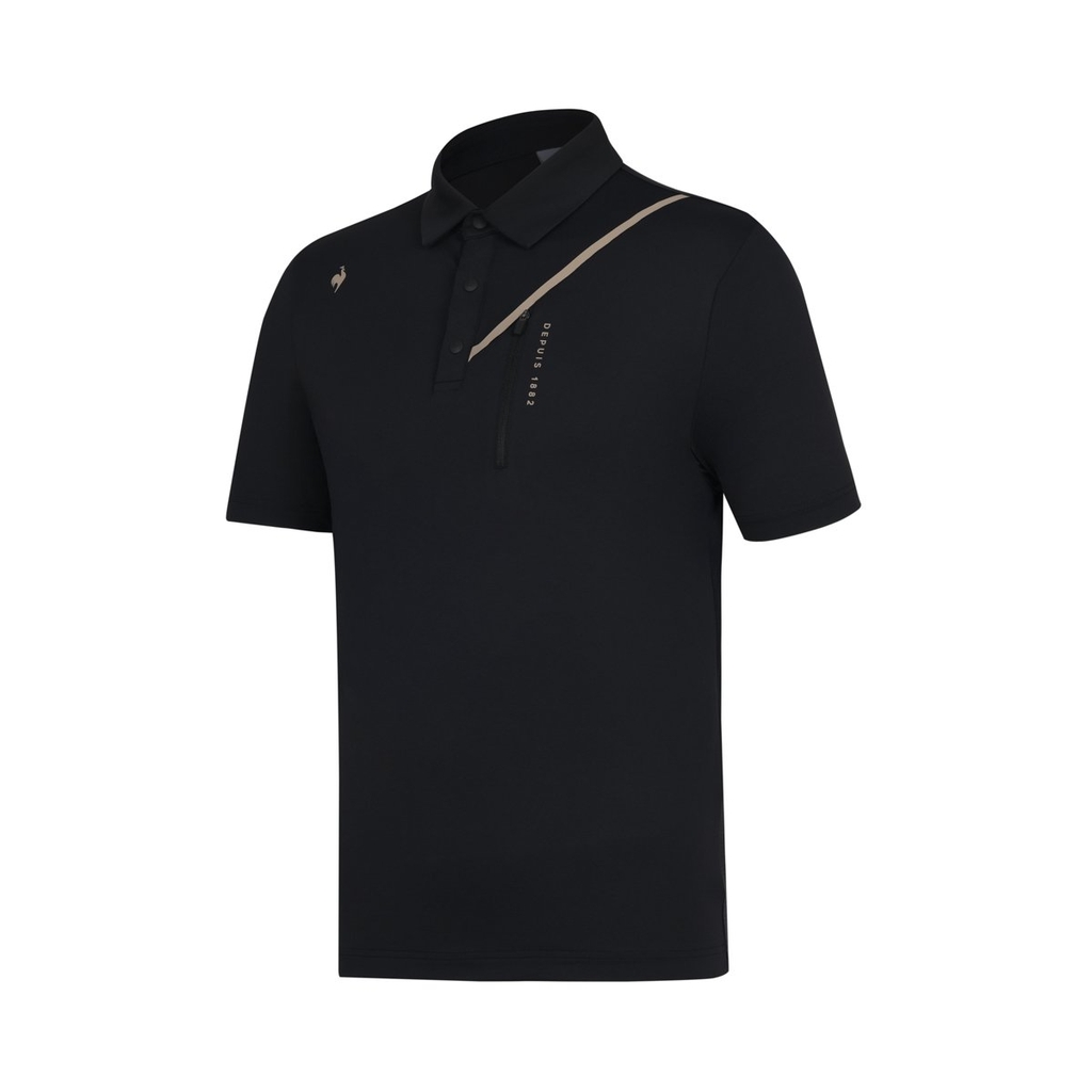 Áo Polo le coq golf Nam GQ121MTS32-BLCK