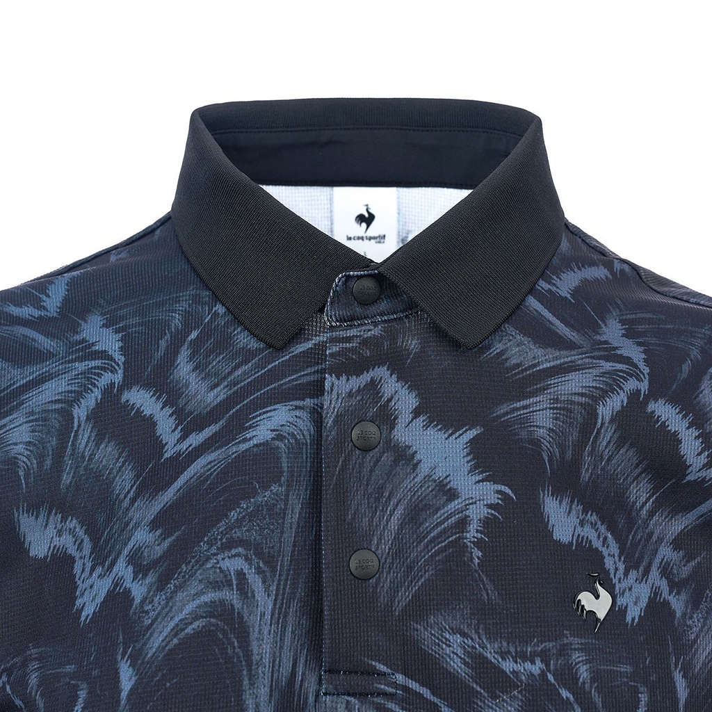 Áo Polo le coq golf Nam GQ221MTS44-BLCK