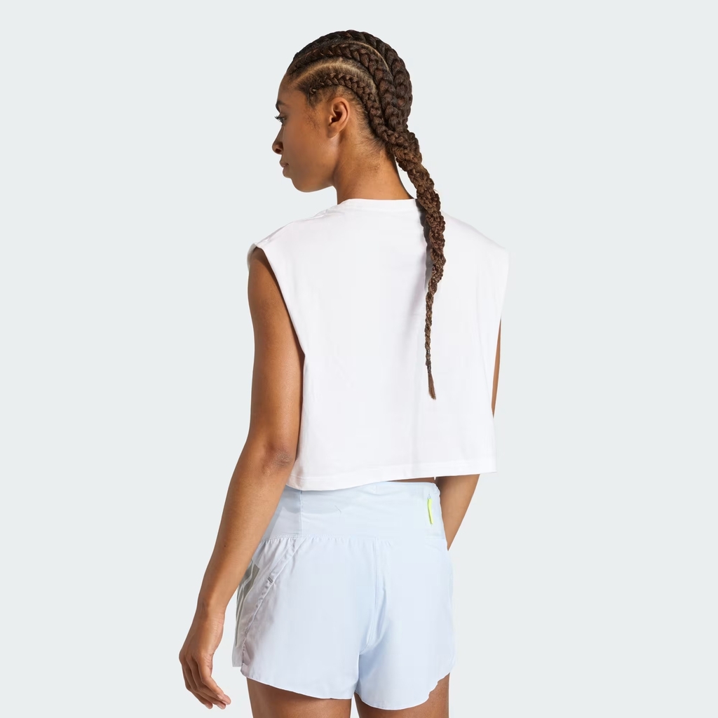 Áo crop top chạy bộ adidas adi365 Essentials Nữ - KA0290