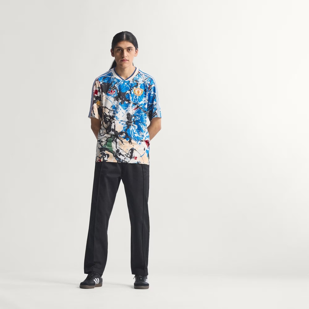 Áo jersey bóng đá adidas Manchester United Stone Roses Nam - JZ7098