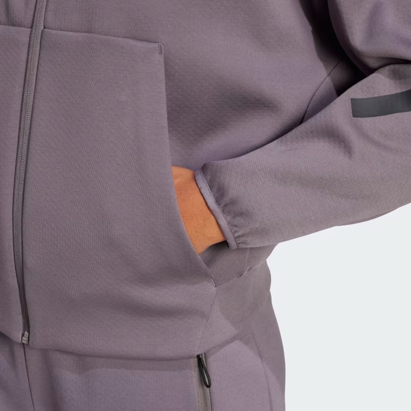Áo hoodie adidas Z.N.E. khoá kéo Nữ - JD5985