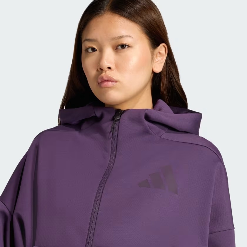 Áo hoodie adidas Z.N.E. khoá kéo Nữ - KC4569
