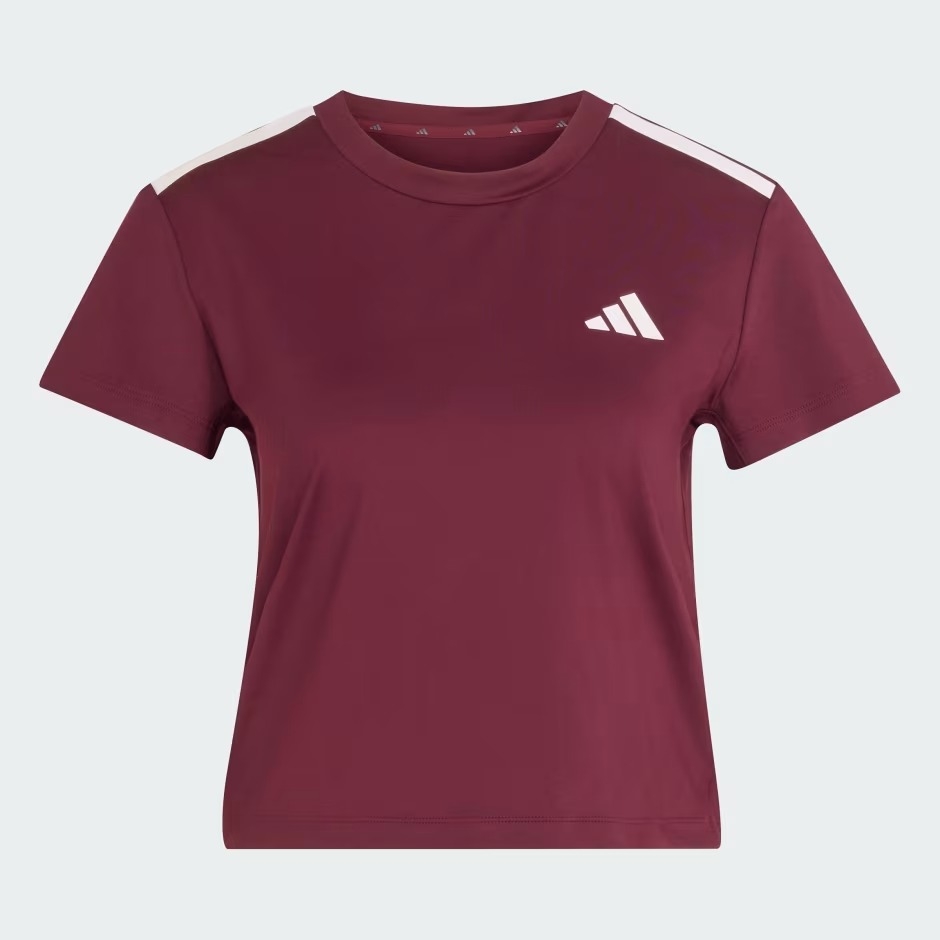 Áo T-shirt tập luyện adidas Hyperglam 3 sọc Nữ - KQ5782