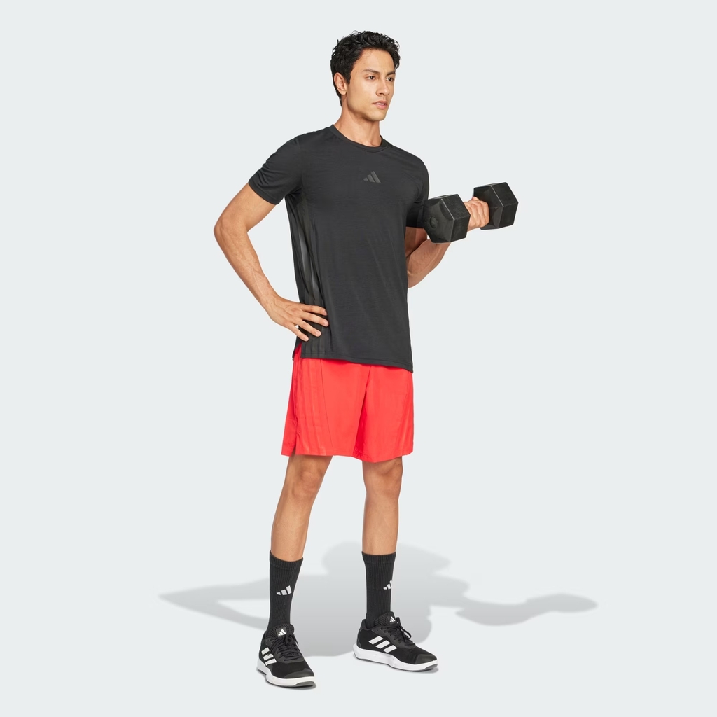 Áo T-shirt tập luyện adidas Designed 4 Training 3 sọc Nam - JE5684