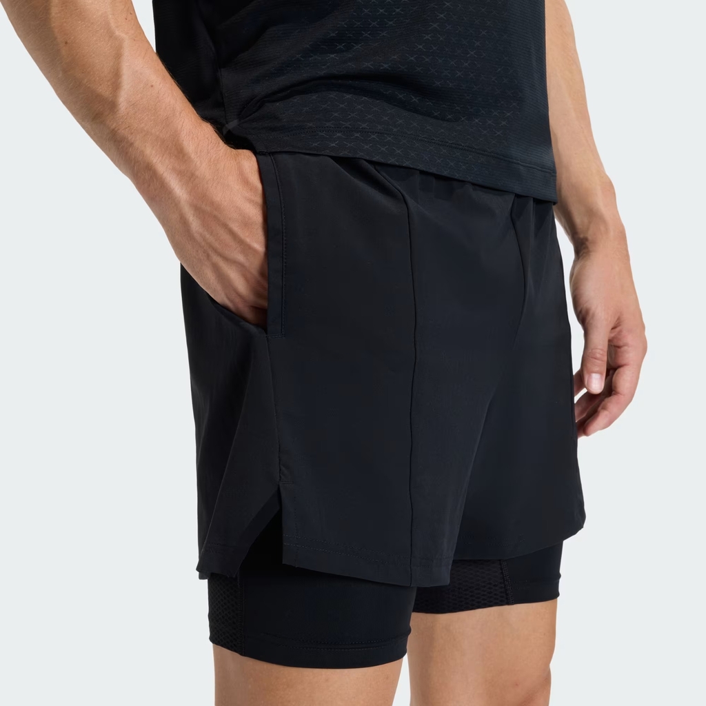 Quần short tập luyện adidas D4T Workout 2 trong 1 Nam - KF6431