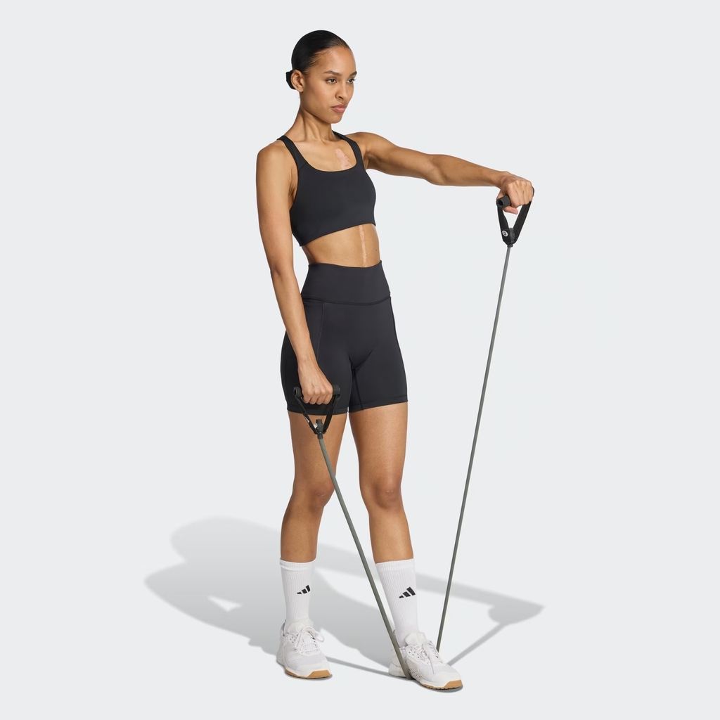 Quần short legging tập luyện adidas Optime Workout Nữ - JZ1070