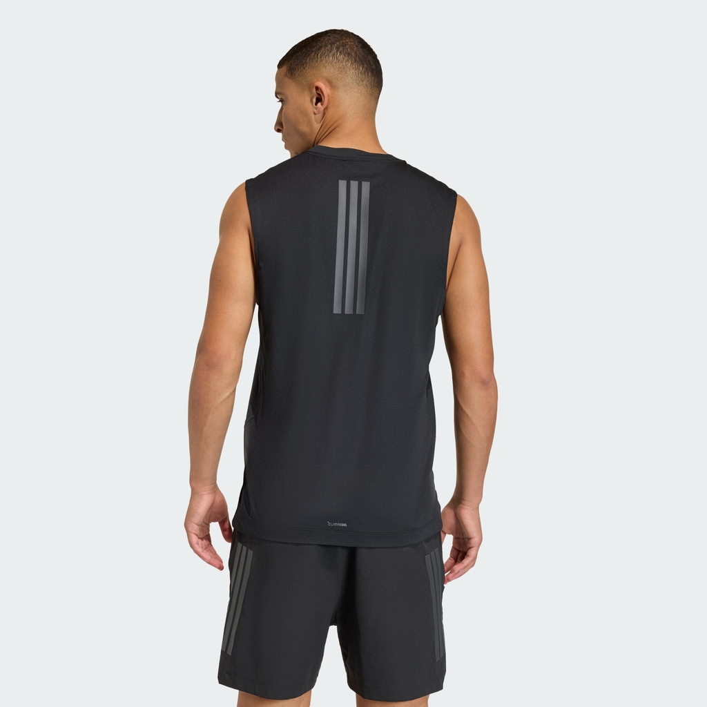 Áo Tank Top tập luyện adidas D4T Power 3 sọc Nam - KD0373