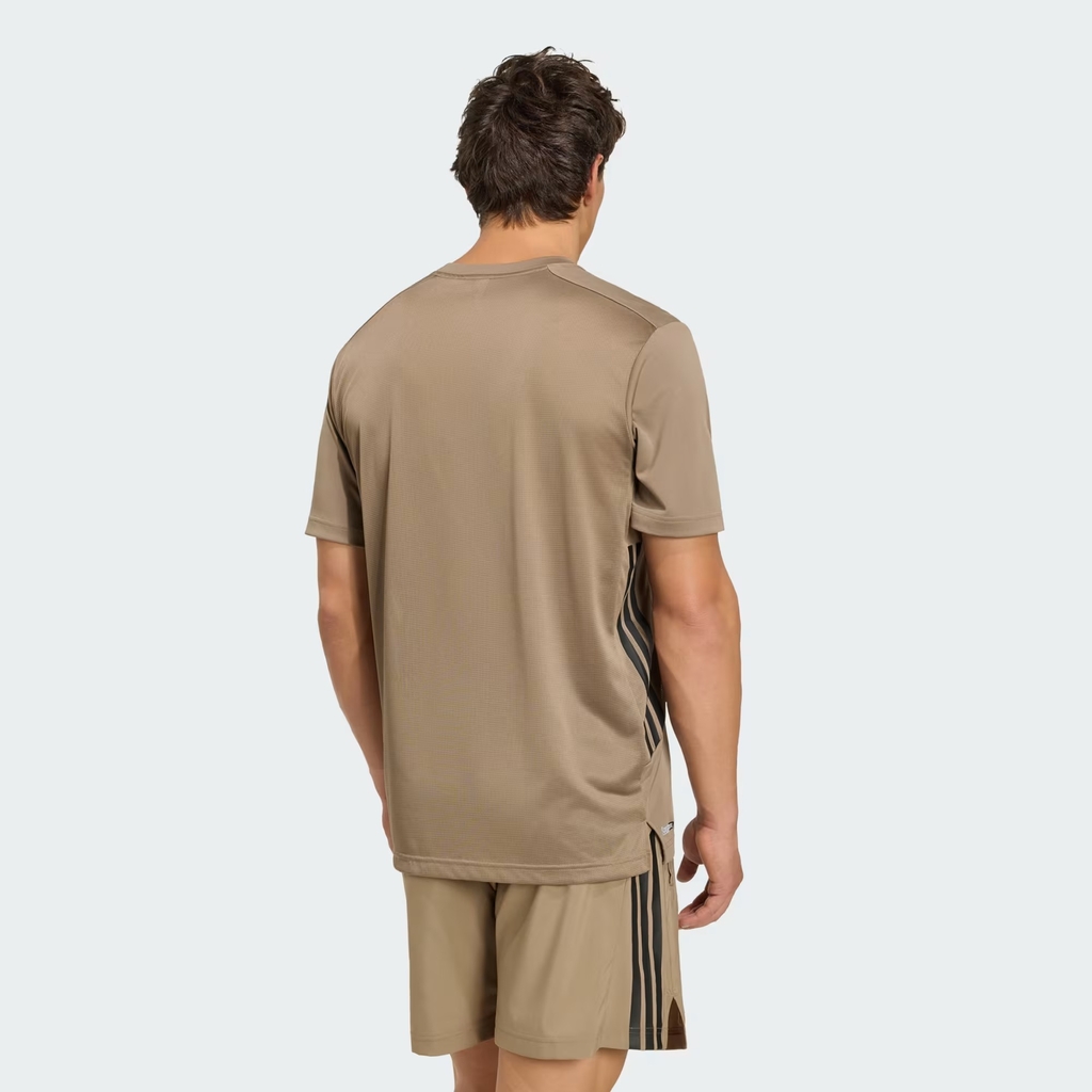 Áo T-shirt tập luyện adidas Tech Essentials 3 gạch Nam - KQ5722