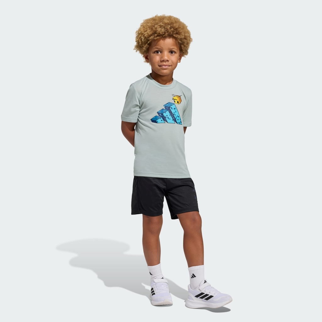 Bộ quần áo trẻ em adidas Minecraft Unisex - KD0978