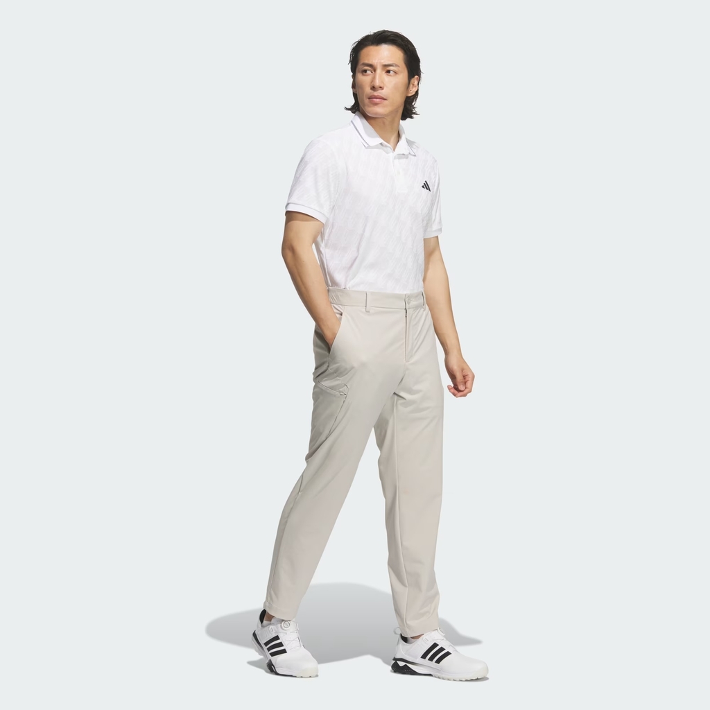 Áo Polo golf adidas Jacquard Nam - JY8231