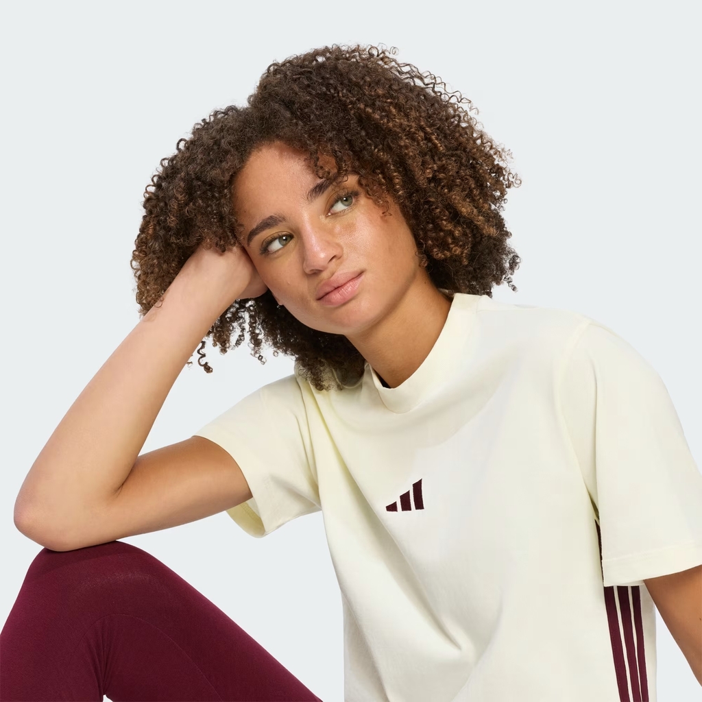Áo T-shirt adidas Essentials 3 sọc Nữ - KF8331