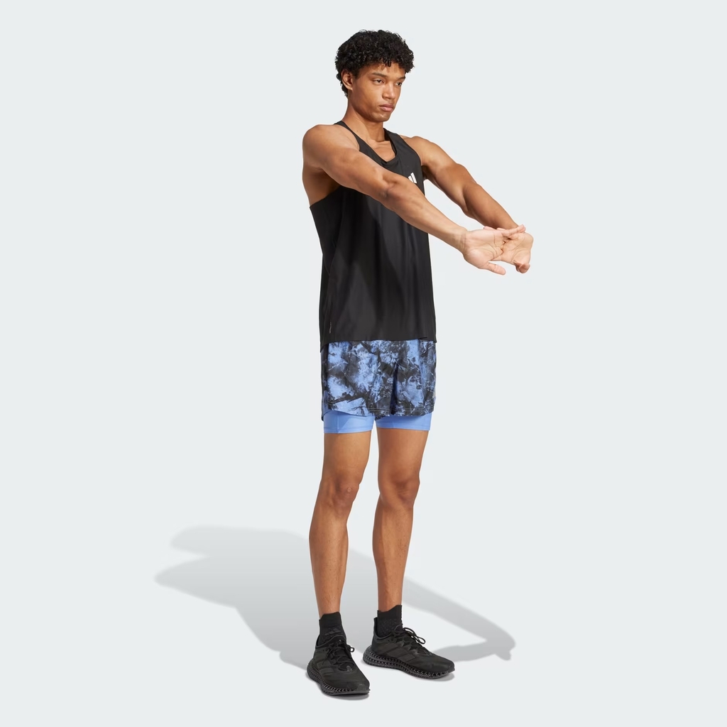 Quần short chạy bộ adidas Own The Run Spray Dye 2 trong 1 Nam - JL8721