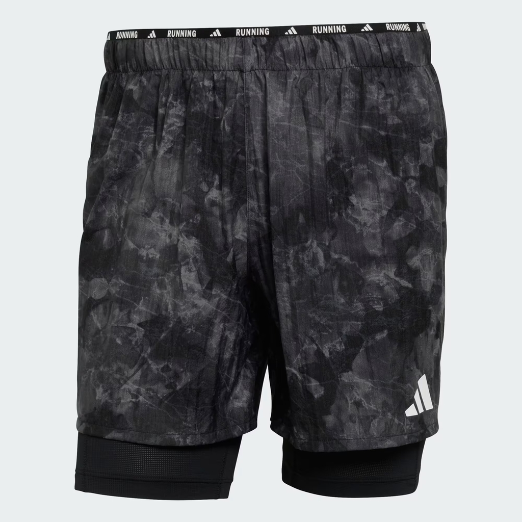 Quần short chạy bộ adidas adi365 Spray Dye 2 trong 1 Nam - KA0315