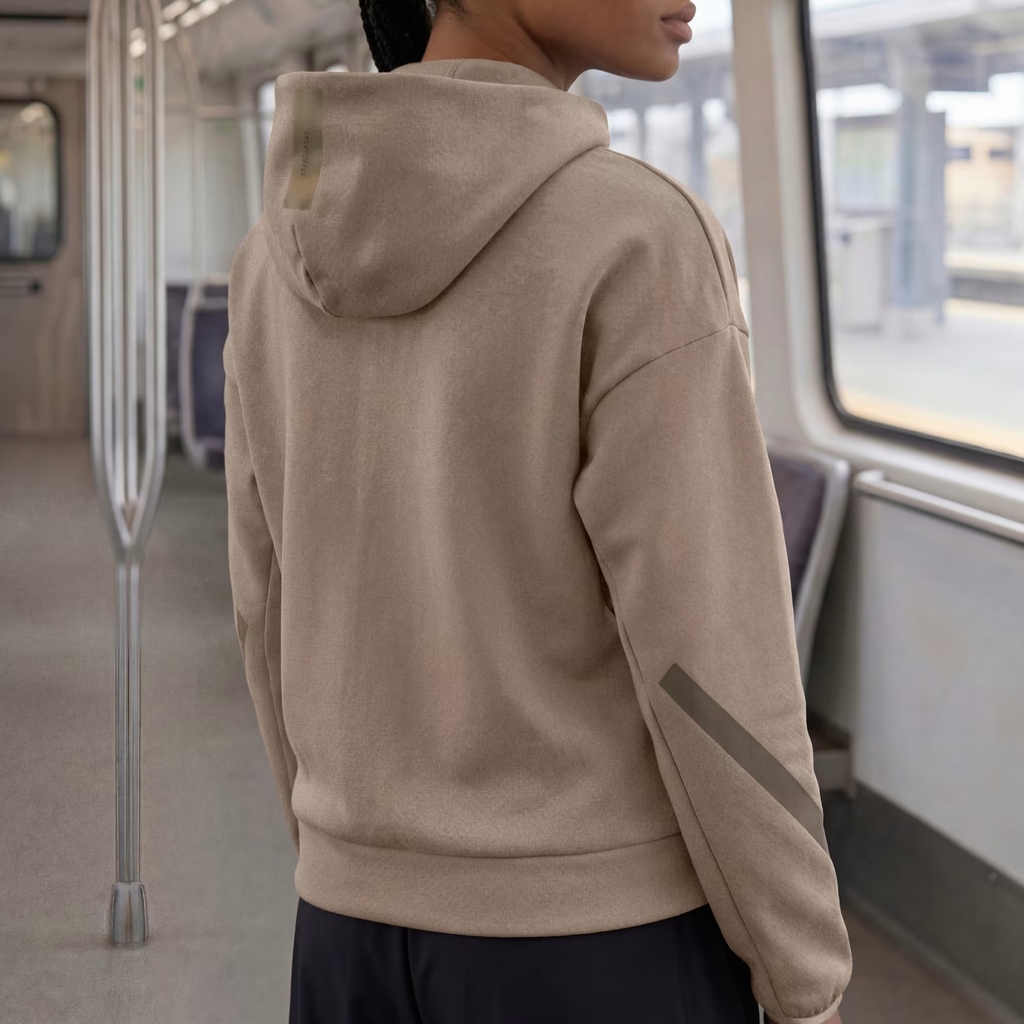 Áo hoodie adidas Z.N.E. khoá kéo Nữ - KF6330