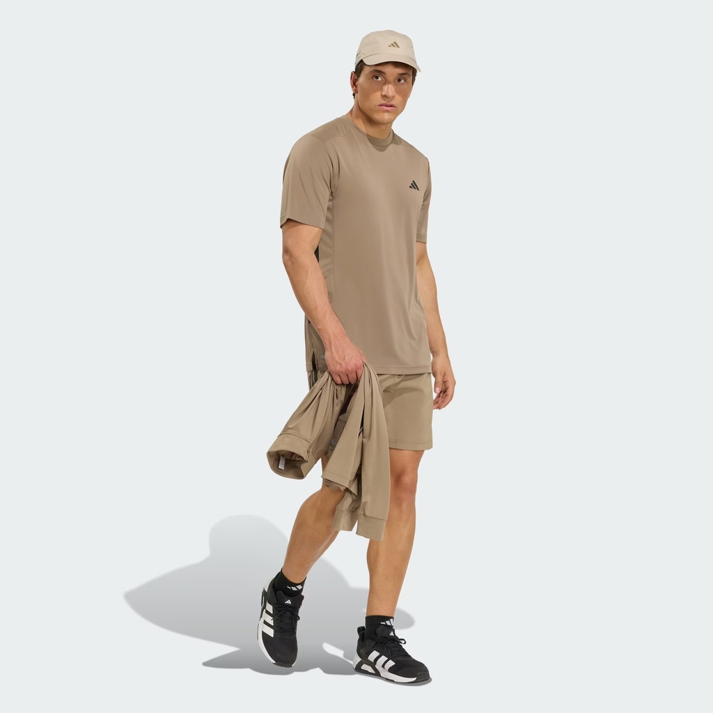 Áo T-shirt tập luyện adidas Tech Essentials 3 gạch Nam - KQ5722