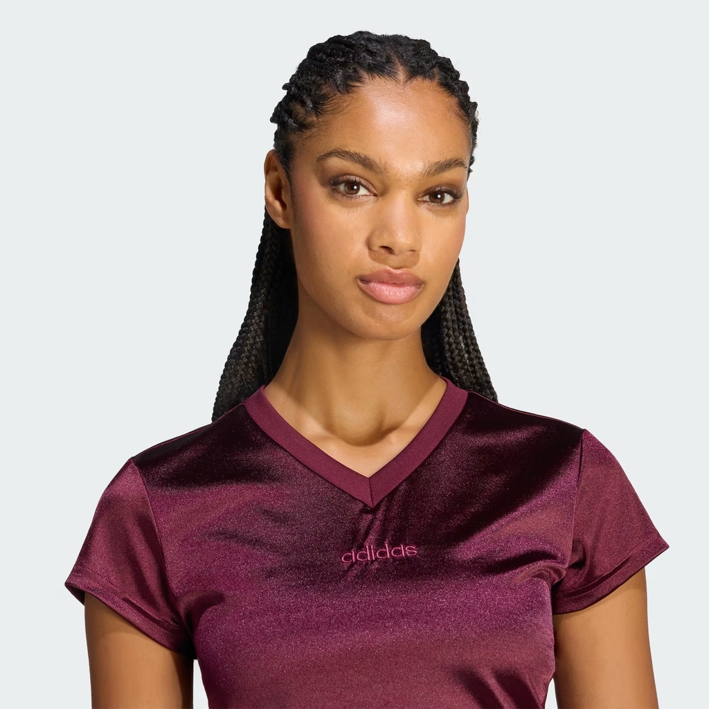 Áo T-shirt adidas Satin Seasonal Essentials Nữ - KS7939