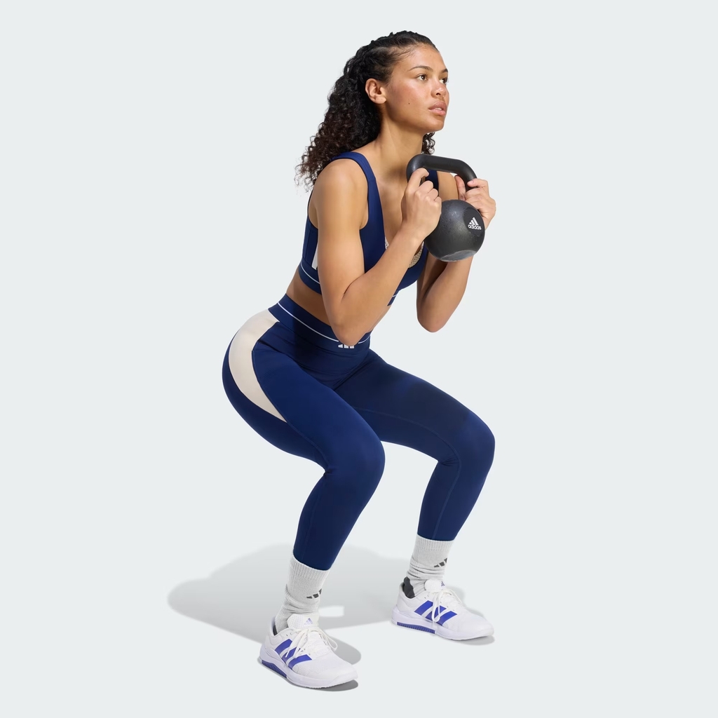Quần legging tập luyện adidas Hyperglam Color Block Nữ - KQ5756