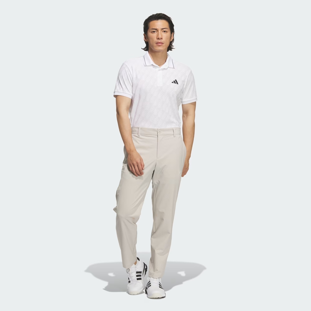 Áo Polo golf adidas Jacquard Nam - JY8231