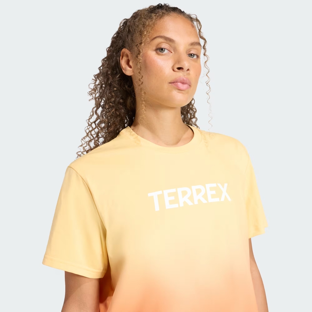 Áo T-shirt leo núi adidas W Mt Tee Mp F Nữ - KB7351