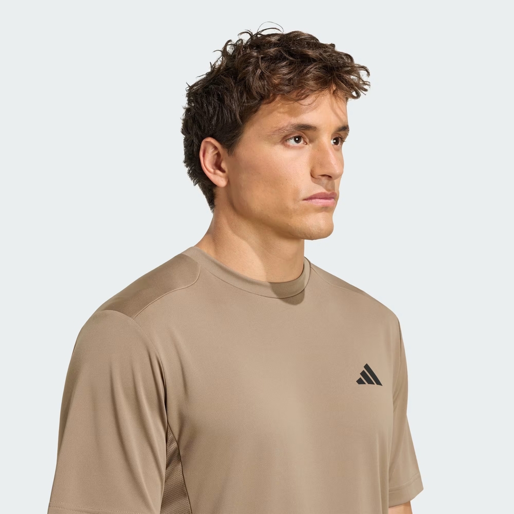 Áo T-shirt tập luyện adidas Tech Essentials 3 gạch Nam - KQ5722