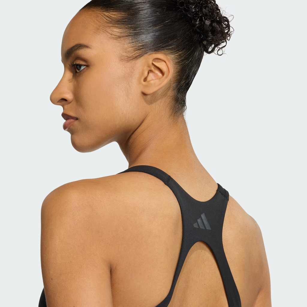 Áo bra tập luyện adidas Optime Medium Support 3 sọc Bra Nữ - JX5006