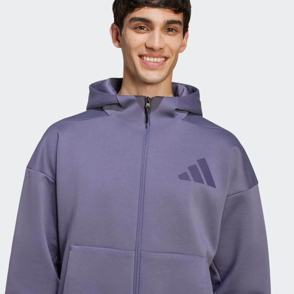 Áo hoodie adidas Z.N.E. khoá kéo Nam - JW4719