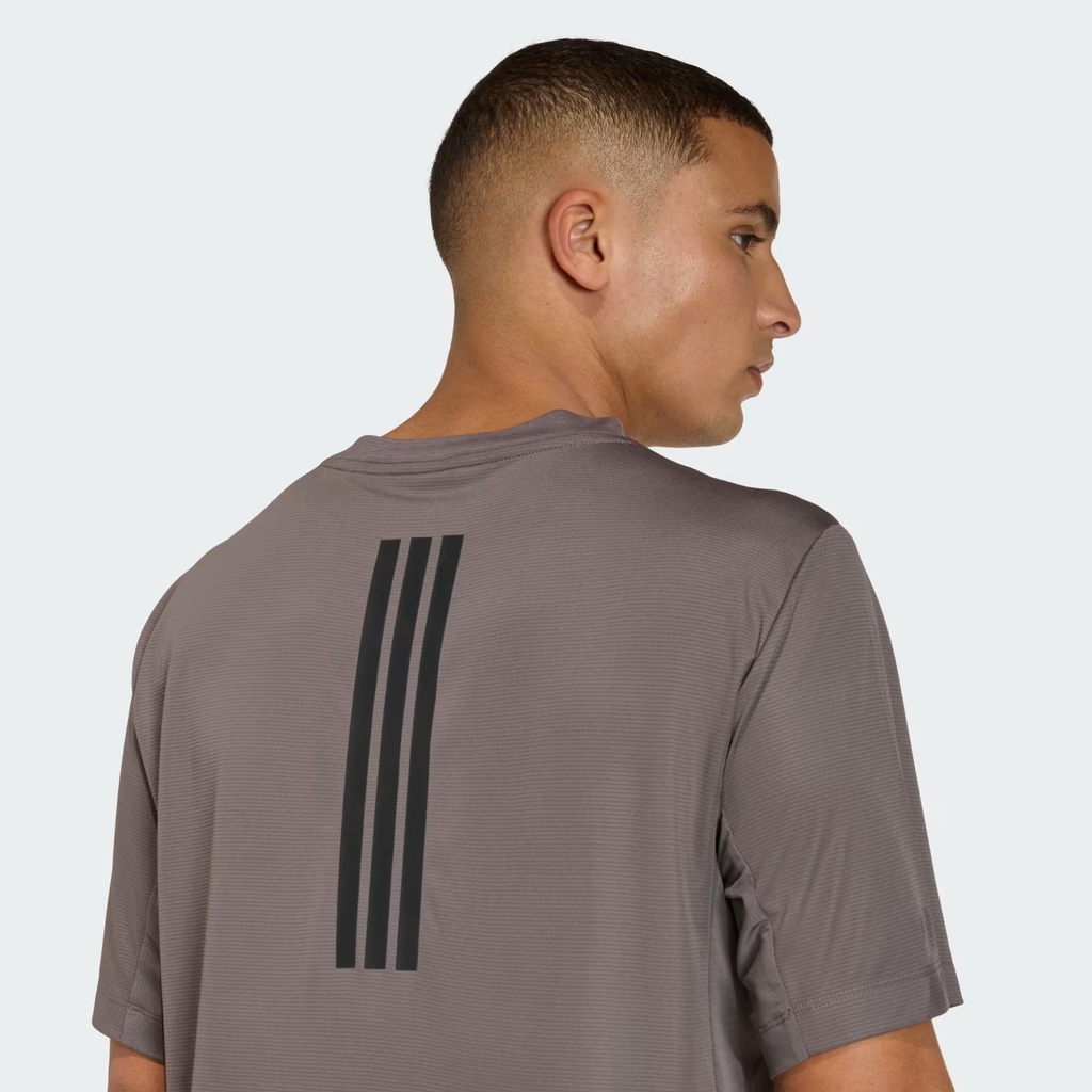 Áo T-shirt tập luyện adidas D4T Primelift 3 sọc Nam - KE9936